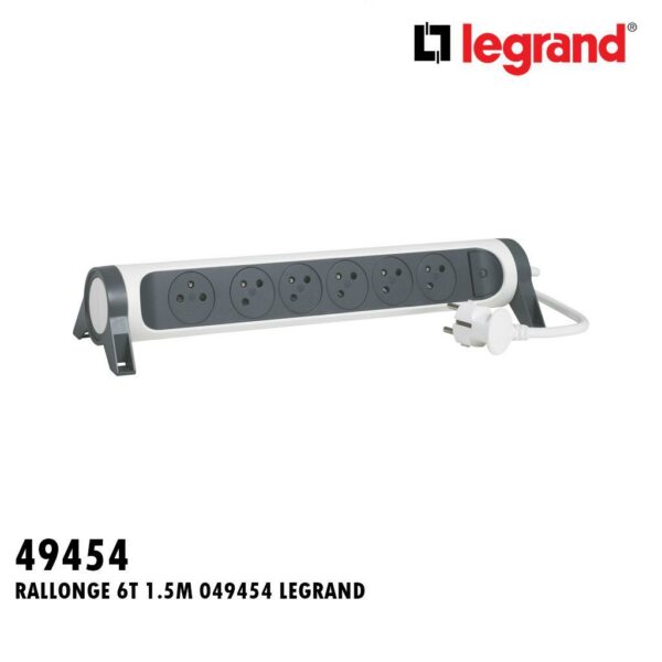RALLONGE 6T 1.5M 049454 LEGRAND