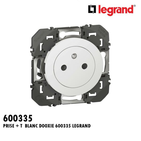 PRISE + T  BLANC DOOXIE 600335 LEGRAND
