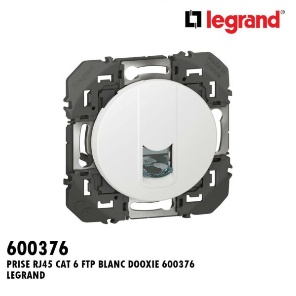 PRISE RJ45 CAT 6 FTP BLANC DOOXIE 600376 LEGRAND