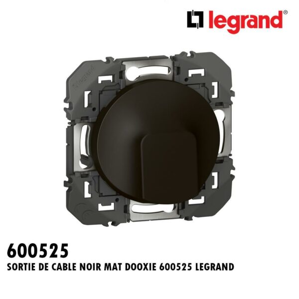 SORTIE DE CABLE NOIR MAT DOOXIE 600525 LEGRAND