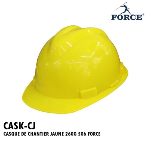 CASQUE DE CHANTIER JAUNE 260G 506 FORCE