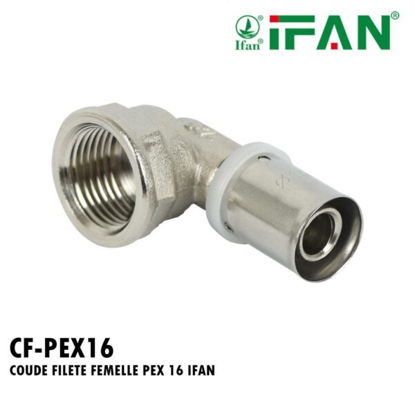 COUDE FILETE FEMELLE PEX 16 FORCE