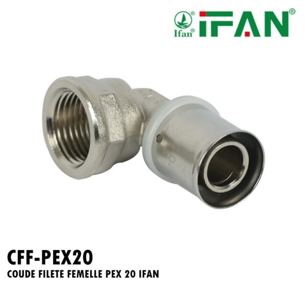 COUDE FILETE FEMELLE PEX 20 FORCE
