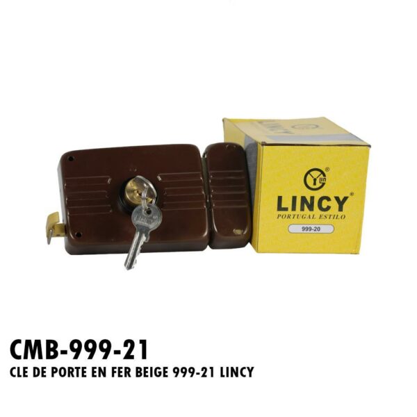CLE DE PORTE EN FER BEIGE 999-21 LINCY