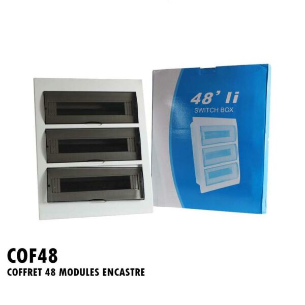 COFFRET 48 MODULES ENCASTRE