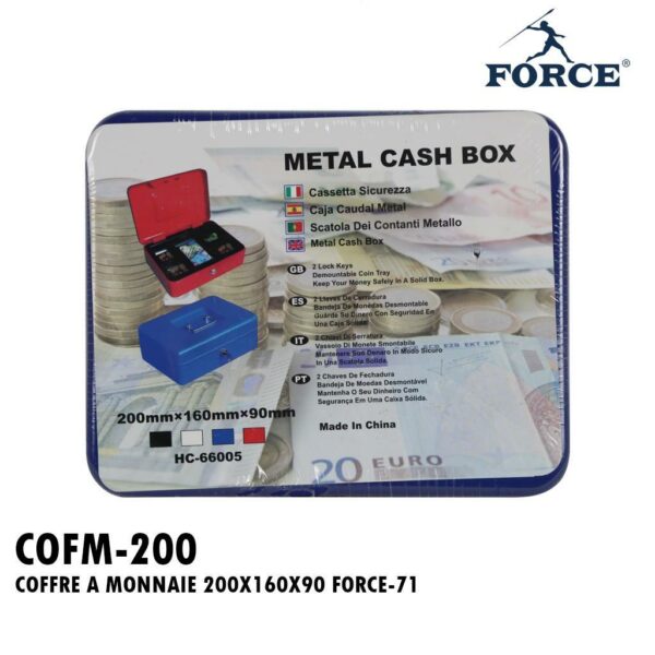 COFFRE A MONNAIE 200X160X90 FORCE-71