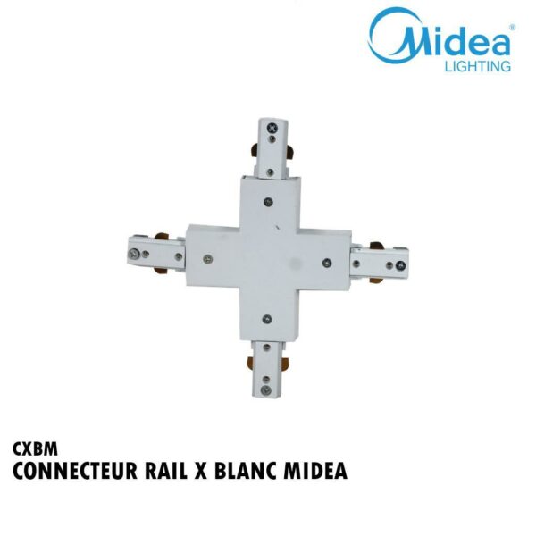 CONNECTEUR RAIL X BLANC MIDEA