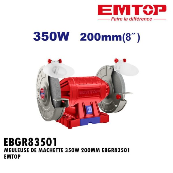 MEULEUSE DE MACHETTE 350W 200MM EBGR83501 EMTOP
