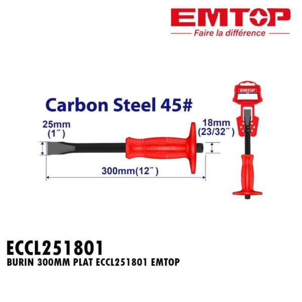 BURIN 300MM PLAT ECCL251801 EMTOP