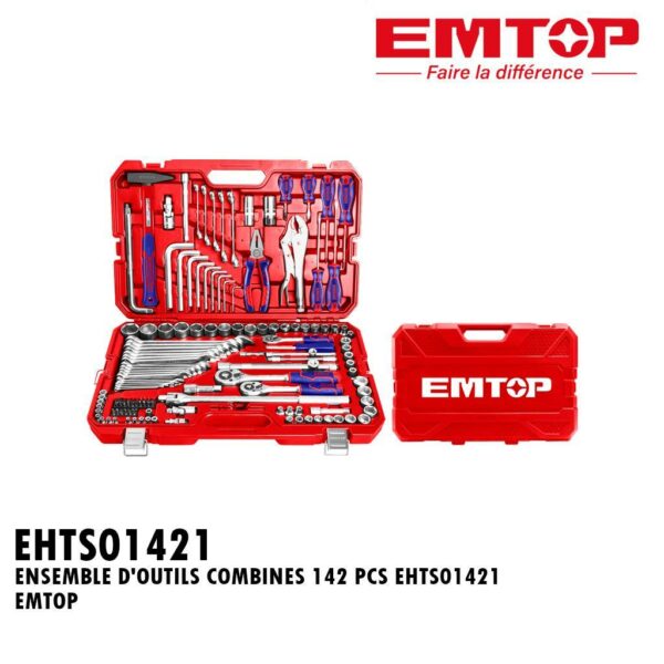 ENSEMBLE DOUTILS COMBINES 142 PCS EHTS01421 EMTOP