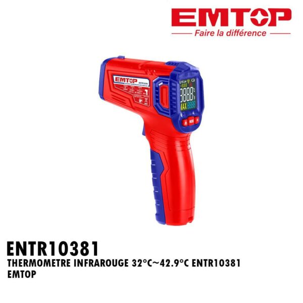 THERMOMETRE INFRAROUGE 32°C~42.9°C ENTR10381 EMTOP
