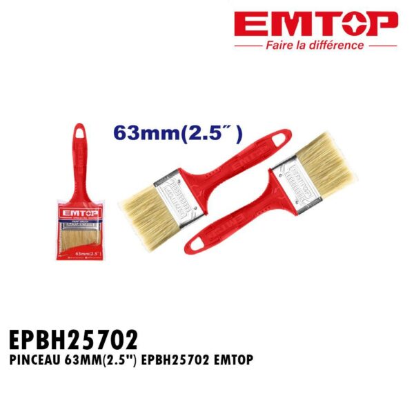 PINCEAU 63MM(2.5") EPBH25702 EMTOP