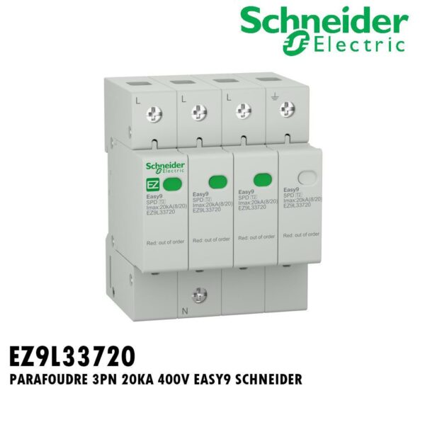 PARAFOUDRE 3PN 20KA 400V EASY9 SCHNEIDER