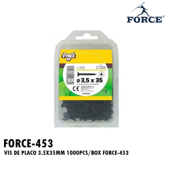 VIS DE PLACO 3.5X35MM 1000PCS/BOX FORCE-453
