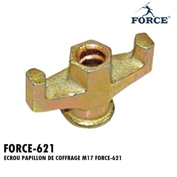 ECROU PAPILLON DE COFFRAGE M17 FORCE-621