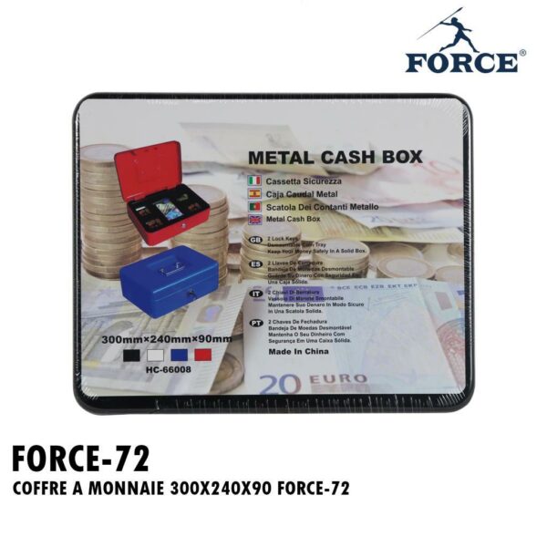 COFFRE A MONNAIE 300X240X90 FORCE-72