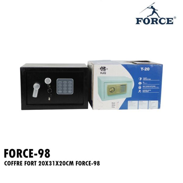 COFFRE FORT 20X31X20CM FORCE-98