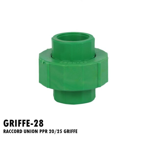 RACCORD UNION PPR 20/25 GRIFFE