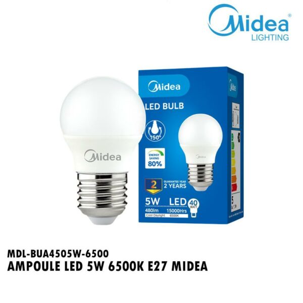 AMPOULE LED 5W 6500K E27 MIDEA