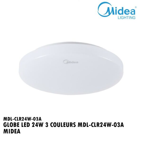 GLOBE LED 24W 3 COULEURS MDL-CLR24W-03A MIDEA