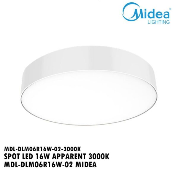 SPOT LED 16W APPARENT 3000K MDL-DLM06R16W-02 MIDEA