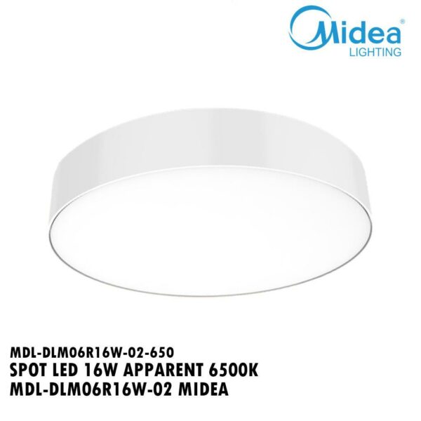 SPOT LED 16W APPARENT 6500K MDL-DLM06R16W-02 MIDEA