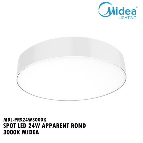 SPOT LED 24W APPARENT ROND 3000K MIDEA X