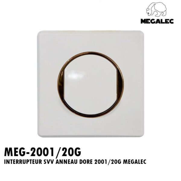 INTERRUPTEUR SVV ANNEAU DORE 2001/20G MEGALEC