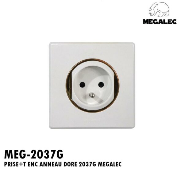 PRISE + T ENC ANNEAU DORE 2037G MEGALEC