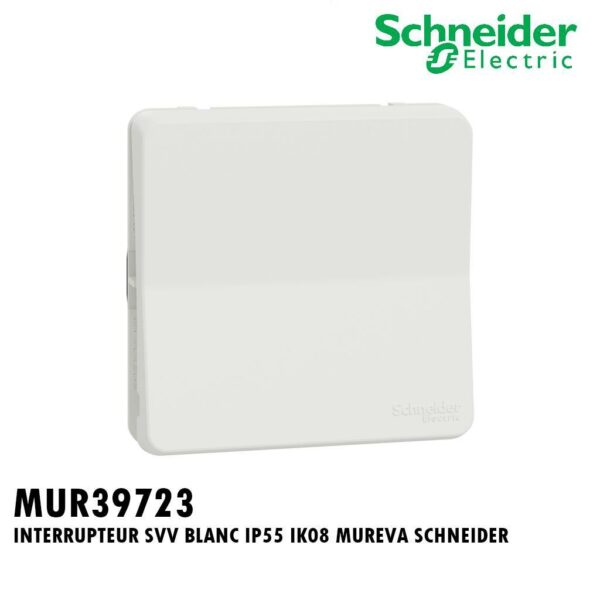 INTERRUPTEUR SVV BLANC IP55 IK08 MUREVA SCHNEIDER