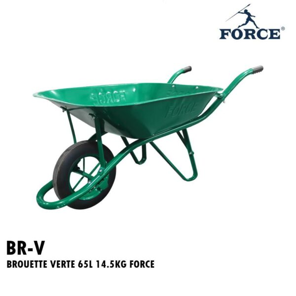BROUETTE VERTE 65L 14.5KG FORCE