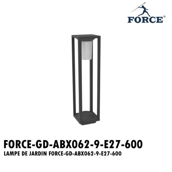 LAMPE DE JARDIN FORCE-GD-ABX062-9-E27-600