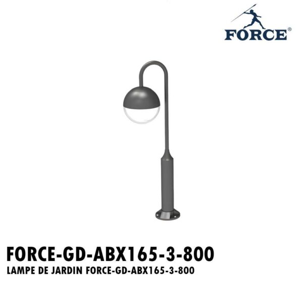 LAMPE DE JARDIN FORCE-GD-ABX165-3-800