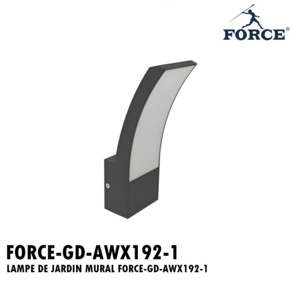 LAMPE DE JARDIN MURAL FORCE-GD-AWX192-1