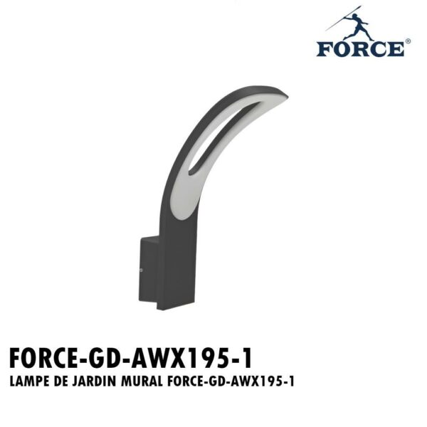 LAMPE DE JARDIN MURAL FORCE-GD-AWX195-1