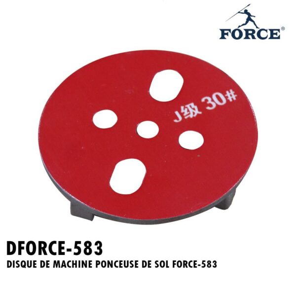 DISQUE DE MACHINE PONCEUSE DE SOL FORCE-583