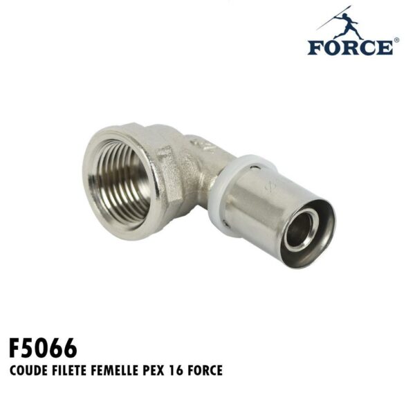 COUDE FILETE FEMELLE PEX 16 FORCE
