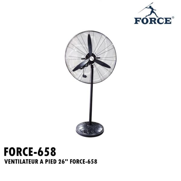 VENTILATEUR A PIED 26'' FORCE-658