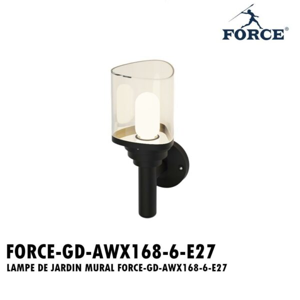 LAMPE DE JARDIN MURAL FORCE-GD-AWX168-6-E27