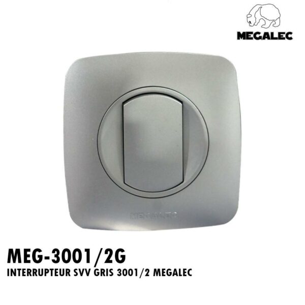 INTERRUPTEUR SVV GRIS 3001/2 MEGALEC