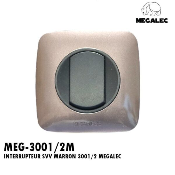 INTERRUPTEUR SVV MARRON 3001/2 MEGALEC