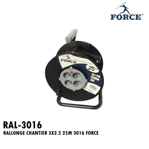 RALLONGE CHANTIER 3X2.5 25M 3016 FORCE