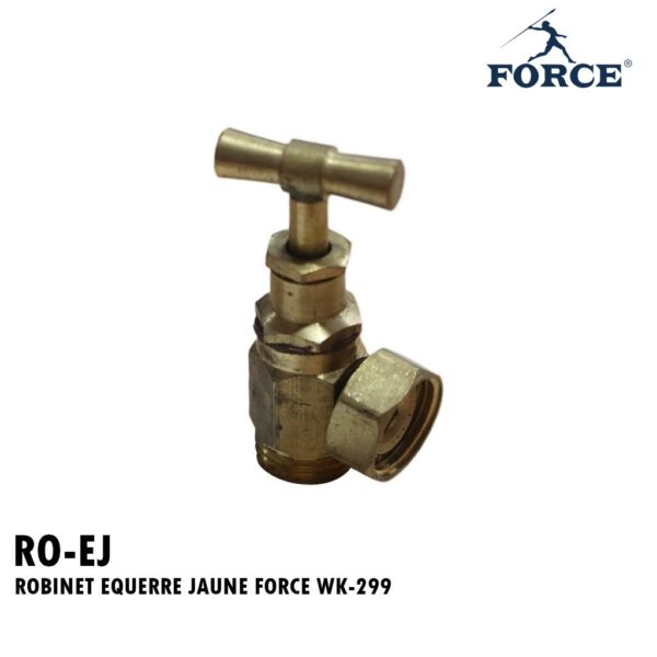ROBINET EQUERRE JAUNE FORCE WK-299
