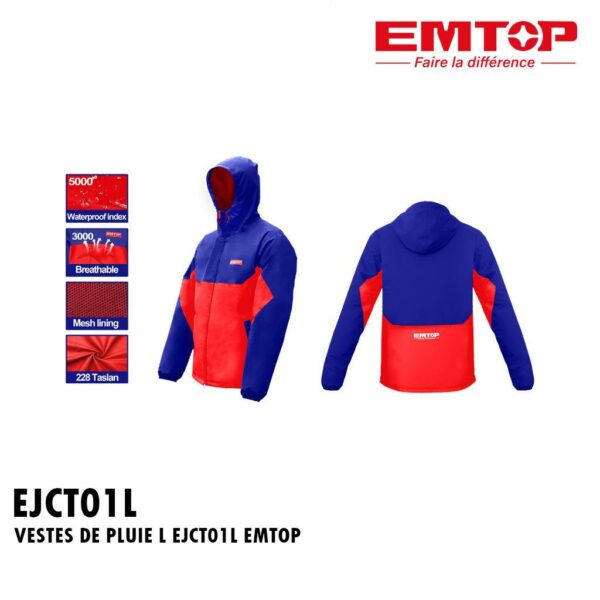 VESTES DE PLUIE L EJCT01L EMTOP