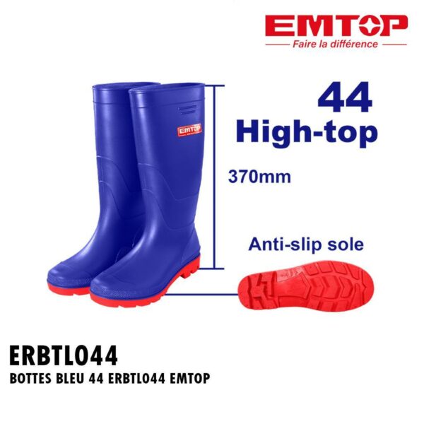 BOTTES BLEU 44 ERBTL044 EMTOP