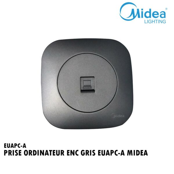 PRISE ORDINATEUR ENC GRIS EUAPC-A MIDEA