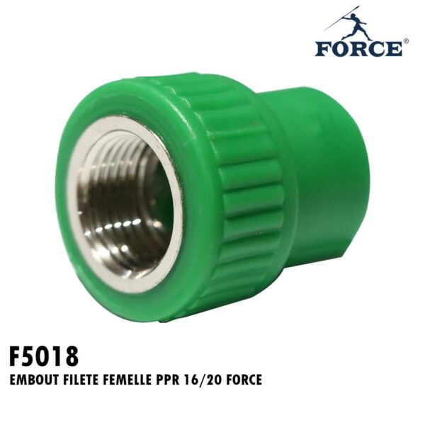 EMBOUT FILETE FEMELLE PPR 16/20 FORCE