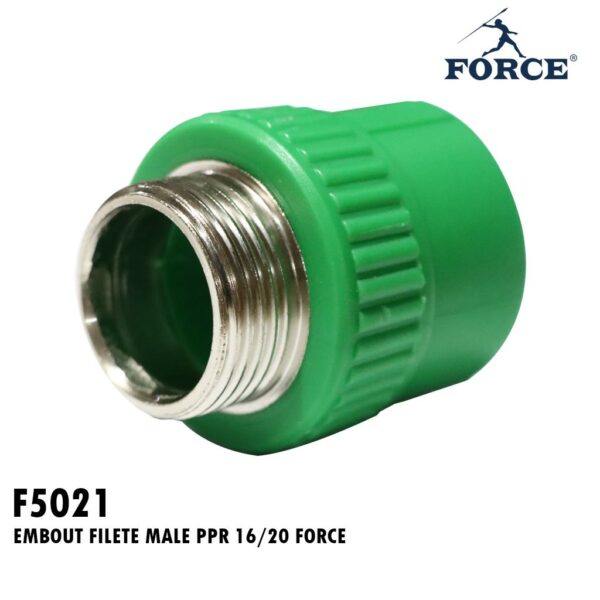 EMBOUT FILETE MALE PPR 16/20 FORCE