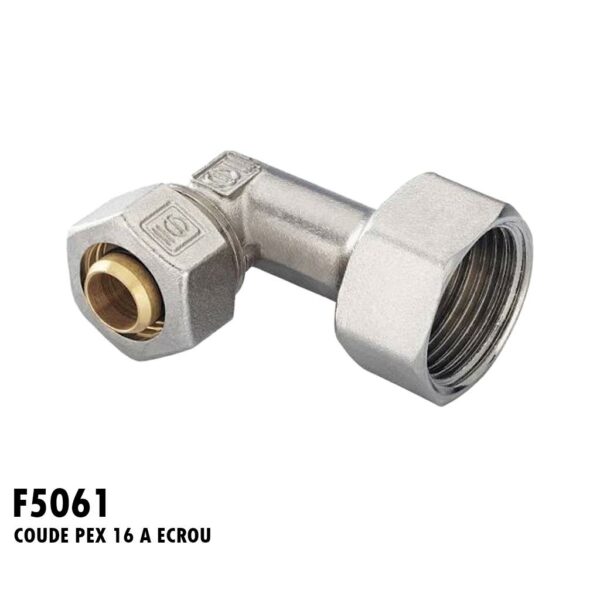 COUDE PEX 16 A ECROU