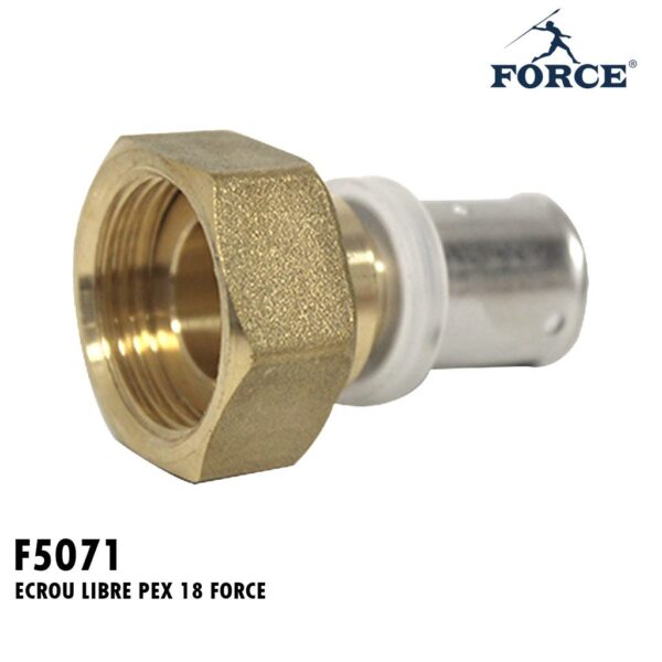 ECROU LIBRE PEX 18 FORCE